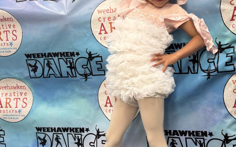 Ava Andrade preformed in Weehawken's Wizard of Oz recital. Photo credit Katey Fetch