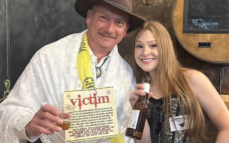 The Wild West Murder Mystery victim. Photo credit The Silverton Fourth of July Association