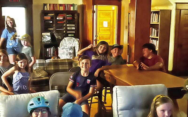 The Mario Kart Tournament at the library was a huge hit! Photo credit Misti Anderson