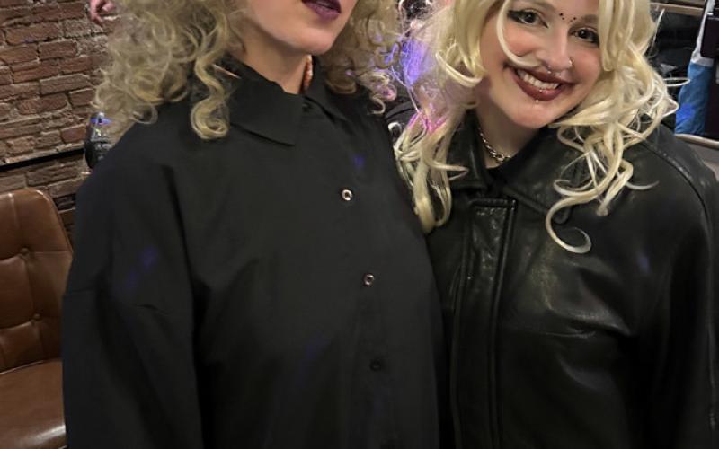 Evin Harris and Neen were the Drag Trivia Night organizers at The Den photo by Evin Harris