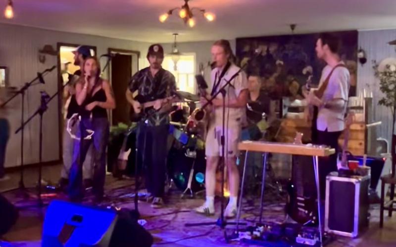 The El Bandito House Band plays last Saturday night photo by Dr. Yvonne Naughton
