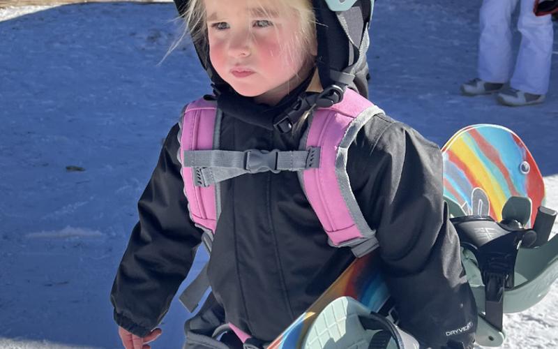 Wilder Kurzweil is a small but mighty snowboarder Photo by Hannah Kurzweil