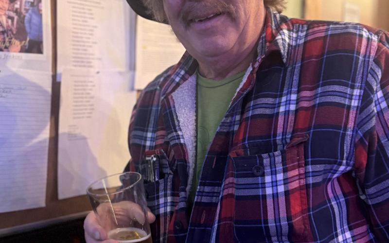Longtime local Kenny Jenkins won the Alpine Tavern’s local of the month by popular vote from locals photo by DeAnne Gallegos