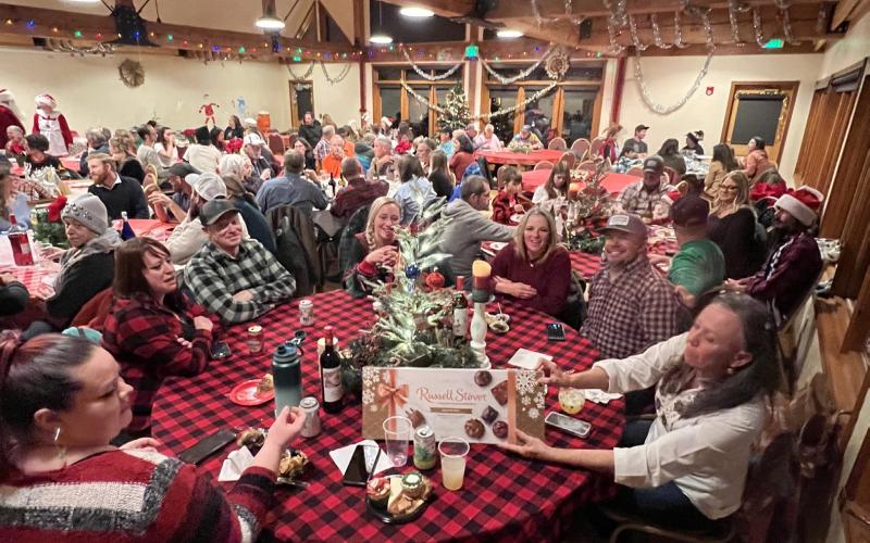 2023 Community Potluck at Kendall Mountain Community Center. Photo credit DeAnne Gallegos