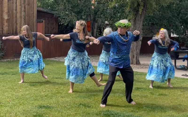 Photo by Lori Nixon The kick-off weekend of Silverton Creates week started with a Sunday HULA performance in Anesi Park.