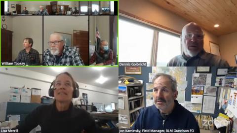 BLM Zooms into Comissioner meeting