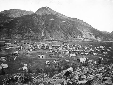 A photo of Silverton as it was, preserved and digitized by SJCHS