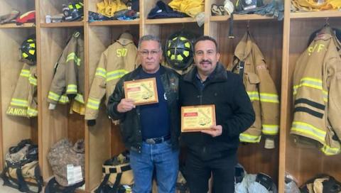 SSJVFD Fire Chief Gilbert Archuleta spearheads donation of gear to fire department in Mexico
