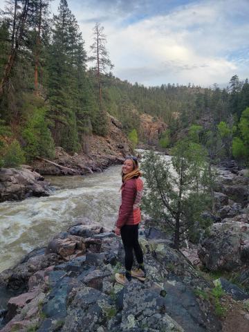 Mariah Reeves enjoys the San Juan Mountains as part of her recovery and inspiration to help others in our community. Photo credit Dan Bechtel