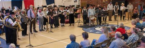The Silverton Brass Band played a special performance Saturday night at the Great Western Rocky Mountain Brass Band Festival Photo by Ray Dileo
