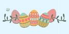 A Snowy Easter Egg Hunt