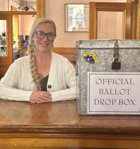 Melina Marks Lanis Town of Silverton Clerk/Treasurer Photo credit Ana Mendiluce
