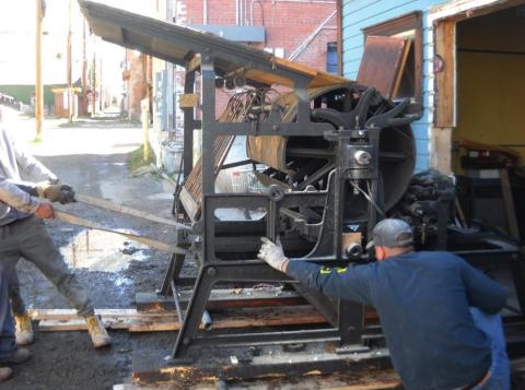 In 2017, the 1830 Hoe Cylinder press was removed from the former home of the Silverton Standard on Greene Street and taken to the museum for display. The press had been in the building since 1950 when it was moved there by then Standard publisher Ross Beaber and was still in use at that time. Many other facts about the press remain an unsolved mystery.