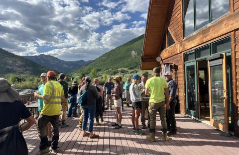 The SJC BPMD Community BBQ had lots of Silverton locals in attendance. Photo credit DeAnne Gallegos
