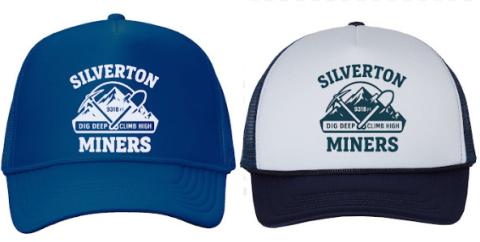 Trucker Hat Royal Blue with white lettering or Navy Blue with white background