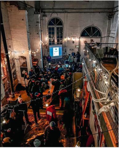 A film event at the Silverton Powerhouse. Photo credit Silverton Powerhouse Collective
