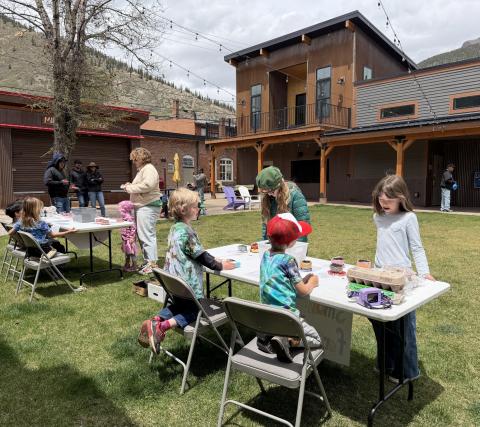 Young entrepreneurs, big selling energy! Photo by Sterling Blankenship