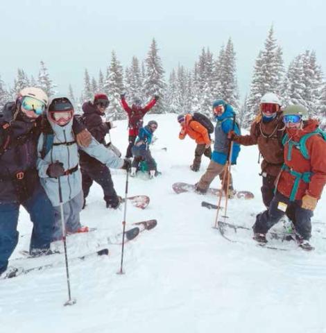 Having fun at Silverton Mountain on New Year’s Eve. Photo by Anne Chase