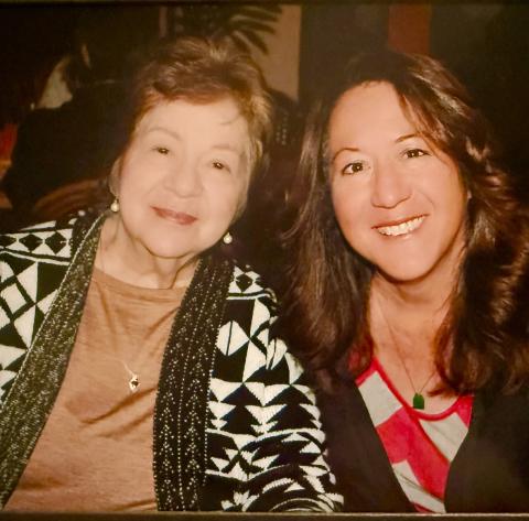Silverton Standard Newspaper publisher DeAnne Gallegos took a break to celebrate her mom, Margaret Silva Gallegos' birthday in California