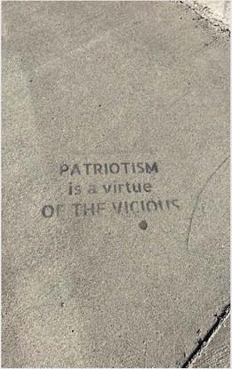 Graffiti was done on the Town of Silverton’s public street just before the 4th. If you have any information or have video from your security cameras, please contact the San Juan County Sheriff’s department at (970) 387-5531. This is a criminal mischief and defacing public property offense.