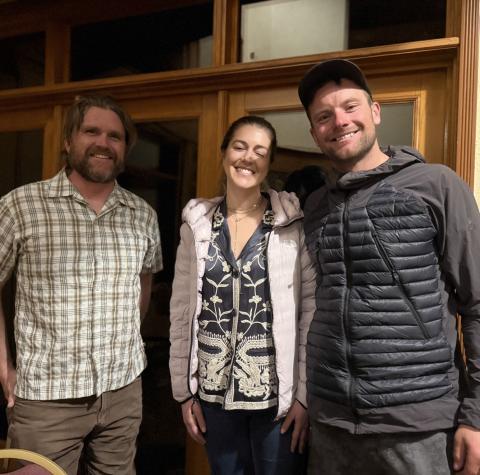 Silverton locals Jared, Sarah and Jackson all attended the Candidates night photo by DeAnne Gallegos