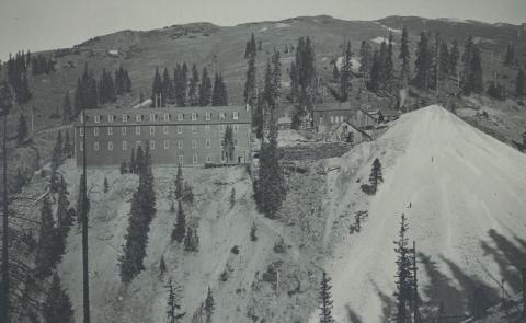 The Gold King Mine and boarding house in 1906. San Juan County Historical Society photo