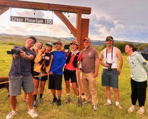 A group of Silverton runners at the Crazy Mountain 100-mile race in Montana photo by Amanda Grimes