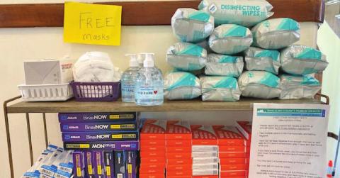 Free Covid Kit whiles supplies last at Public Health Photo Credit Silverton Standard