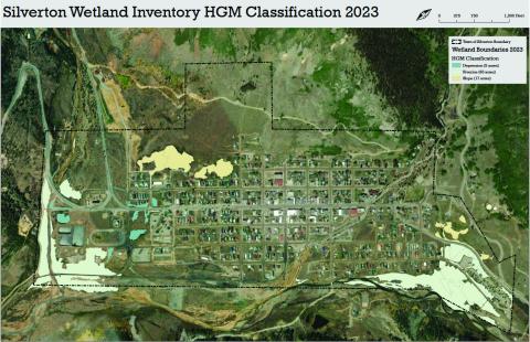 Silverton Wetland Map created by Ironwood Consultants.