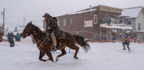 A blizzard in tim the re foraces. Photo credit Wesley Berg