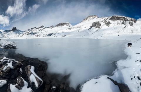 Photo by Howie Stern Tuesday November 18th, 2025 Silverton local Howie Stern hiked up and captured an image that puts ICE in Ice Lakes high up in the San Juans.