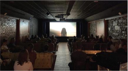A very full film screening at the Grand Imperial Photo provided by SILVERFEST
