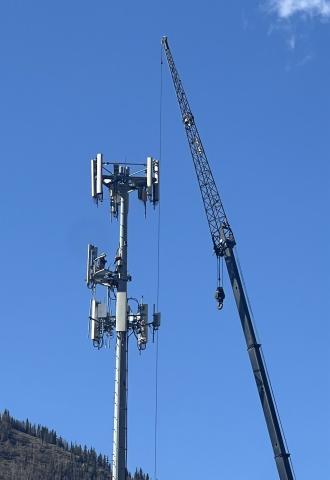 T-Mobile services worked during the repairs, but Verizon customers were down most of Monday. Photo credit DeAnne Gallegos