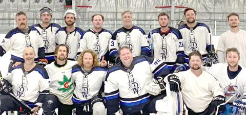 Durango Wild won the division A adult hockey league in Durango. Photo credit Jeff Davis