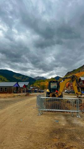 Utility work happening in Anvil Mountain Community
