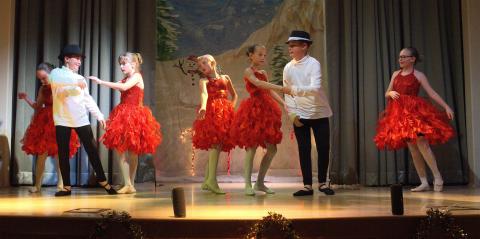 Scene from the winter dance recital. Photo credit Dave Emory