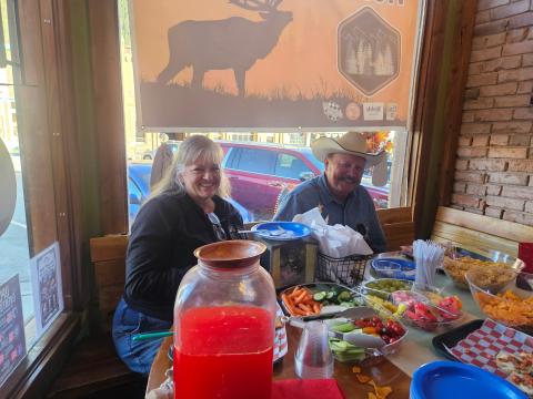 Jami and Mark Lawson at the Sunday Alpine Tavern event photo by Alpine Tavern
