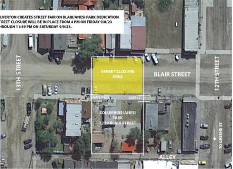 Anesi Park Street Closure