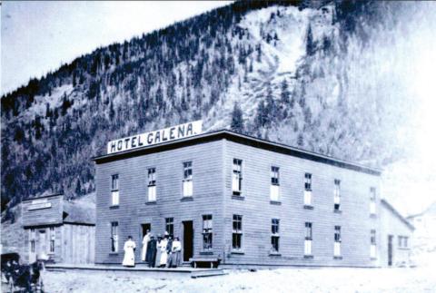 HOWARDSVILLE, 1880s. Photo courtesy of San Juan County Historical Society