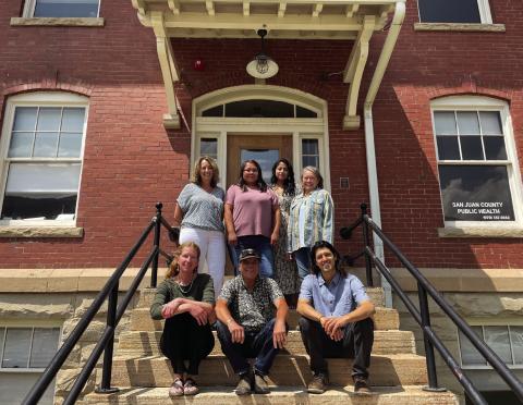 Silverton Juan Public Health and Innovation Medical Staff outside the Miner’s Hospital Photo credit Andreana Karabotsios