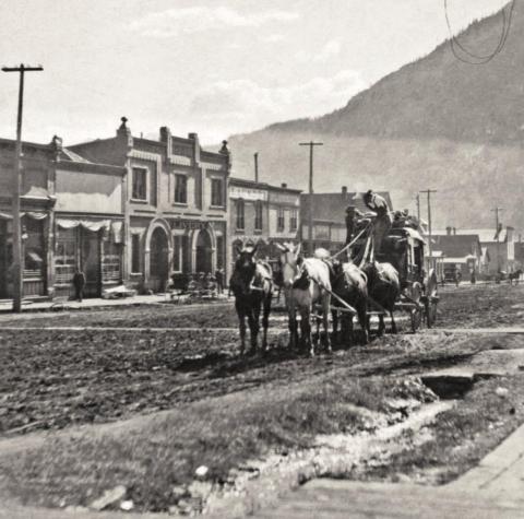 OURAY STAGE, AROUND 1910