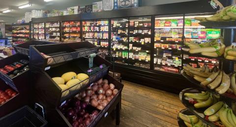 Silverton Grocery Store added new refrigerator cases to the northeast wall of the store. Photo credit DeAnne Gallegos
