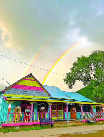 Double rainbow over Silverton