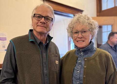 Photo by DeAnne Gallegos Ken Safranski celebrated his 75th Birthday the same evening as the clinic party, along with his wife Karla.