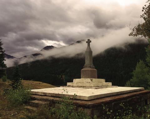 A misty day in the cemetery Photo by Katey Fetch