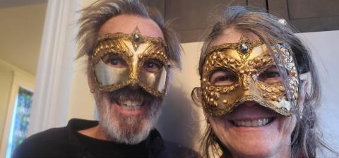 Silverton Locals George and Deborah Roberts dress up for the Halloween Trick Treat Photo by Melissa Childs