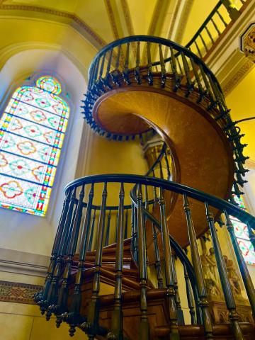Photo credit DeAnne Gallegos Yours truly publisher of the Silverton Standard, DeAnne Gallegos, finally took a vacation for my birthday and saw the miracle staircase in the St Loretto Chapel in downtown Santa Fe, New Mexico.