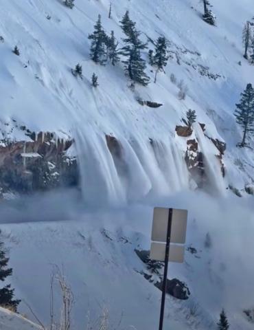 US 550 Red Mountain Pass received a little extra TLC from CDOT on Friday monring. Photo credit CDOT