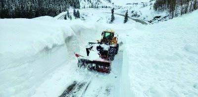 Crews working to get 550 open Photo by CDOT