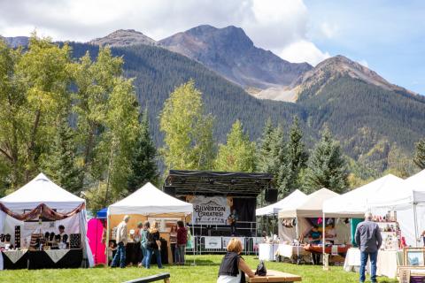 Silverton Creates Art Festival was on Saturday September 12th photo by SCD photographer Cracked Compass